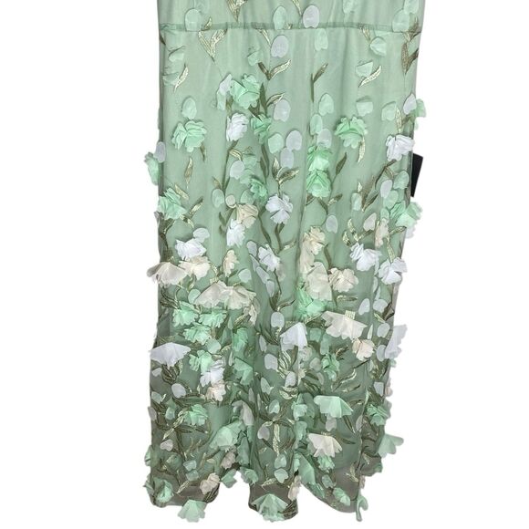 Lulus Midi Dress Womens XL Elite Cutie Embroidered Mint Green Cottage Fairy NWT - Picture 8 of 13